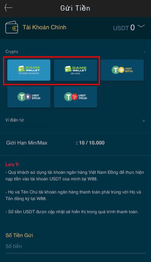 cá cược bằng Crypto qua ngân hàng