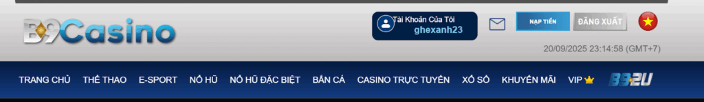 b9casino header